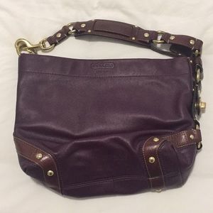 Coach Carly Shoulder Bag in Purple